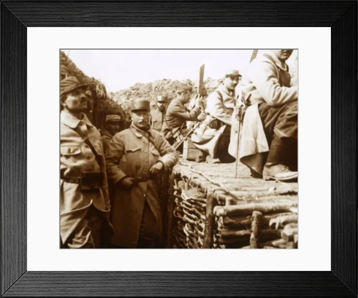 Framed Print : Marteau trenches, Carency, northern France, c1914-c1918 Framed Print : Marteau trenches, Carency, northern France, c1914-c1918