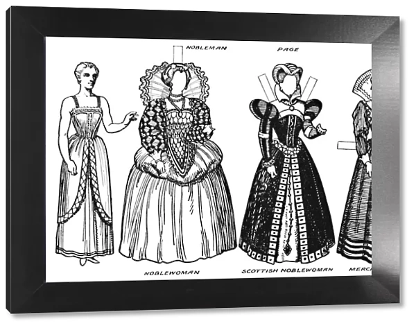 The Gallery of British Costume: Dress Worn in the Late Sixteenth Century, c1934
