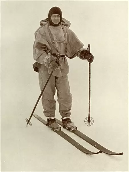Captain Scott on Ski, c1910–1913, (1913). Artist: Herbert Ponting