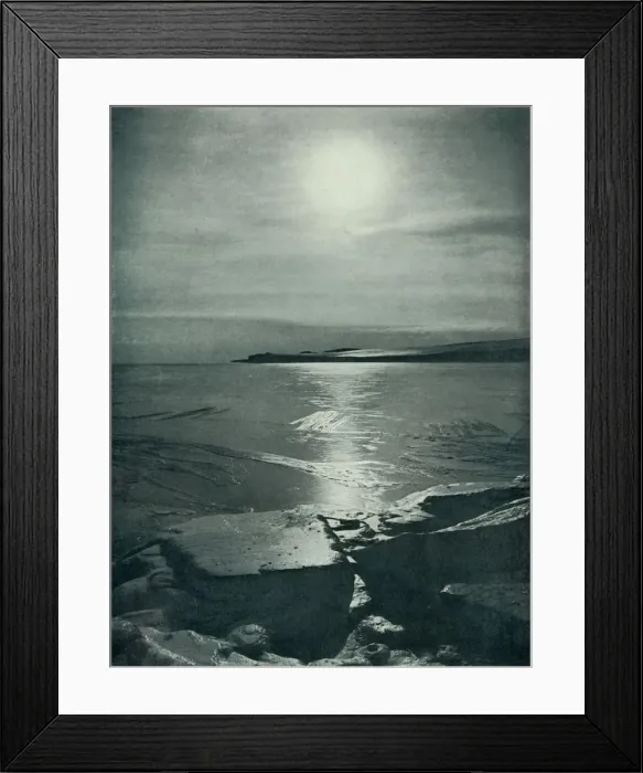 Framed Print : The Freezing Up of the Sea, c1910-1913, (1913). Artist: Herbert Ponting Framed Print : The Freezing Up of the Sea, c1910-1913, (1913). Artist: Herbert Ponting