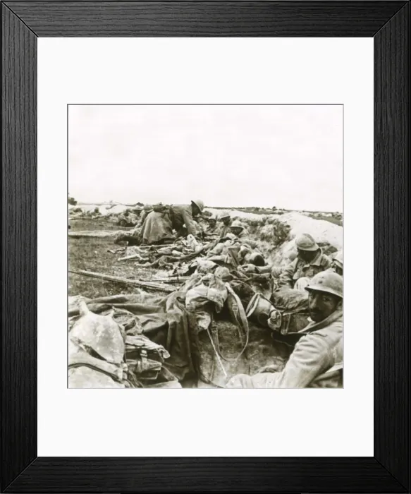Framed Print : Hill 193, Champagne, northern France, c1914-c1918 Framed Print : Hill 193, Champagne, northern France, c1914-c1918