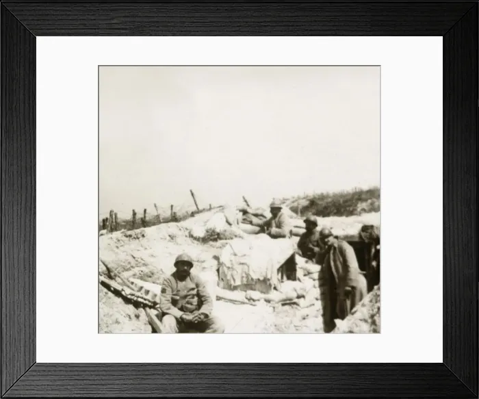 Framed Print : Look-out post, Massiges, northern France, c1914-c1918 Framed Print : Look-out post, Massiges, northern France, c1914-c1918