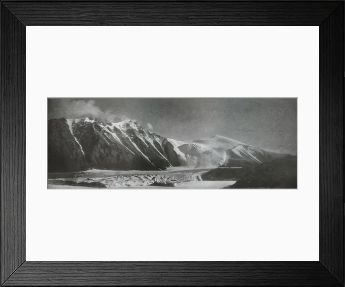 Framed Print : Mount England and the New Glacier, c1911, (1913). Artist: Frank Debenham Framed Print : Mount England and the New Glacier, c1911, (1913). Artist: Frank Debenham