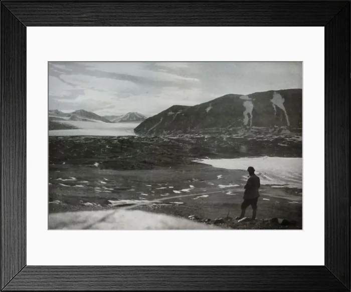 Framed Print : The Mouth of Dry Valley, Showing The Commonwealth Glacier, 1912, (1913). Artist Framed Print : The Mouth of Dry Valley, Showing The Commonwealth Glacier, 1912, (1913). Artist