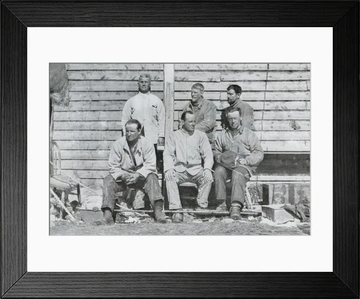 Framed Print : The Northern Party at Cape Adare, 1911, (1913). Artist: G Murray Levick Framed Print : The Northern Party at Cape Adare, 1911, (1913). Artist: G Murray Levick