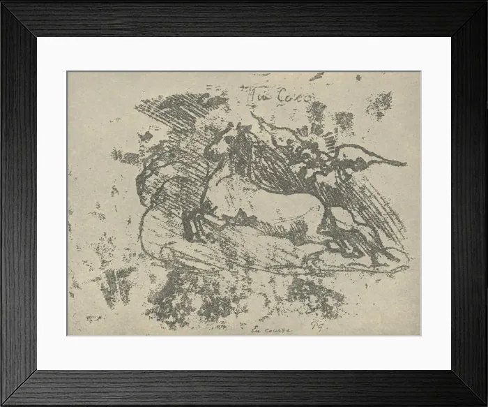 Framed Print : Running, 1936. Artist: Paul Gauguin Framed Print : Running, 1936. Artist: Paul Gauguin