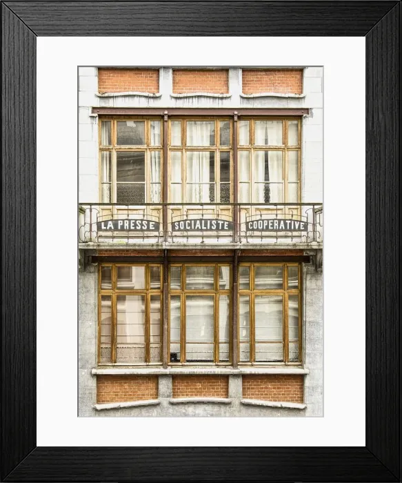 Framed Print : Le Peuple, 33-35 Rue Des Sables, Brussels, Belgium, (c1905), c2014-2017 Framed Print : Le Peuple, 33-35 Rue Des Sables, Brussels, Belgium, (c1905), c2014-2017