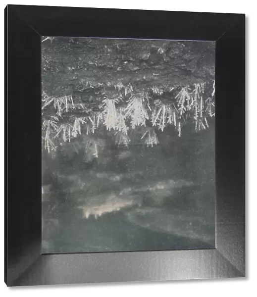Ice Crystals on the Roof of a Cave at the Head of the Alph River, c1911, (1913)