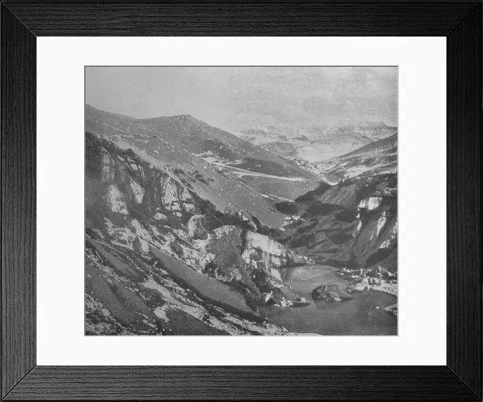 Framed Print : A Steep Gully Cut By The Alph River Through The Koettlitz Glacier, c1911, (1913) Framed Print : A Steep Gully Cut By The Alph River Through The Koettlitz Glacier, c1911, (1913)
