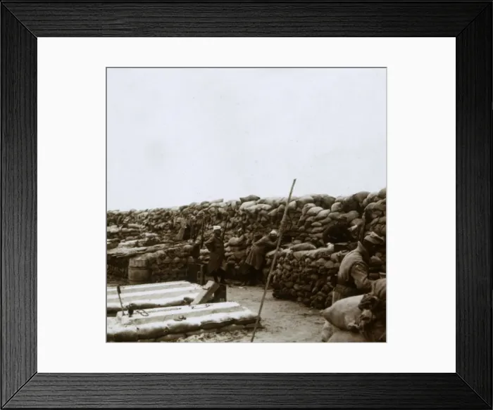 Framed Print : Trenches at Mamelon Vert, Nieuwpoort, Flanders, Belgium, c1914-c1918 Framed Print : Trenches at Mamelon Vert, Nieuwpoort, Flanders, Belgium, c1914-c1918