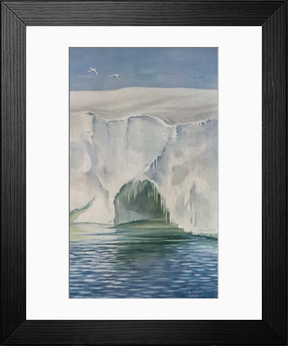 Framed Print : Cave in the Barrier, Cape Crozier, Jan. 4th, 1911, (1913). Artist: Edward Wilson Framed Print : Cave in the Barrier, Cape Crozier, Jan. 4th, 1911, (1913). Artist: Edward Wilson