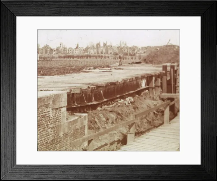 Framed Print : Nieuwpoort, Flanders, Belgium, c1914-c1918 Framed Print : Nieuwpoort, Flanders, Belgium, c1914-c1918