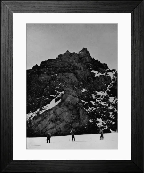 Framed Print : South Fang, Old Crater, c1912, (1913). Artist: Raymond E Priestley