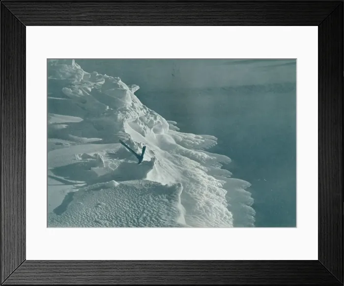 Framed Print : Growing Ice-Foot, Cape Evans, c1911, (1913). Artist: Frank Debenham Framed Print : Growing Ice-Foot, Cape Evans, c1911, (1913). Artist: Frank Debenham