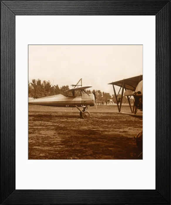 Framed Print : A plane taking off, c1914-c1918 Framed Print : A plane taking off, c1914-c1918