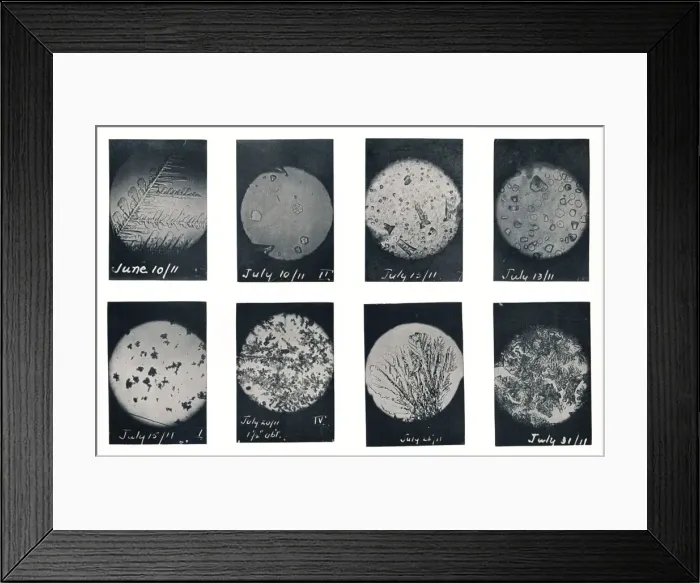 Framed Print : Ice Crystals in Crevasse, June-July 1911, (1913). Artist: Charless Wright Framed Print : Ice Crystals in Crevasse, June-July 1911, (1913). Artist: Charless Wright
