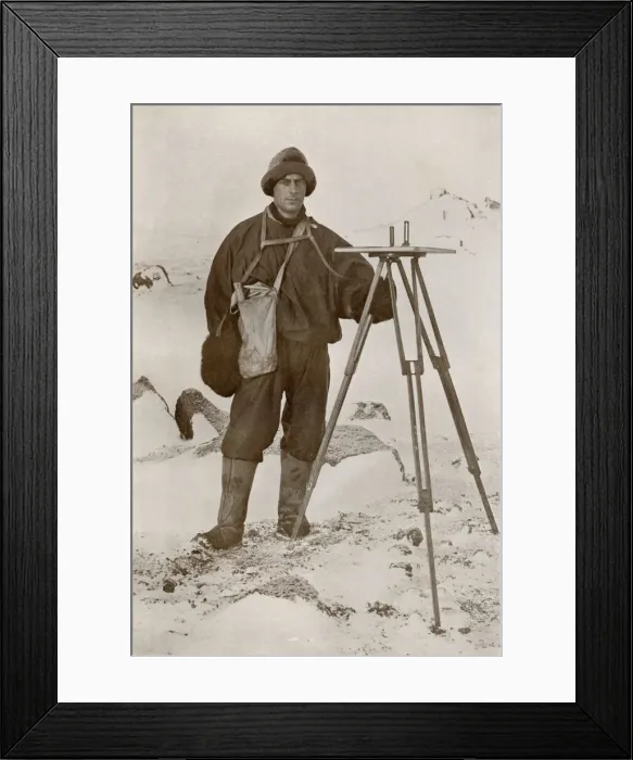 Framed Print : F. Debenham, 9 September 1911, (1913). Artist: Herbert Ponting Framed Print : F. Debenham, 9 September 1911, (1913). Artist: Herbert Ponting