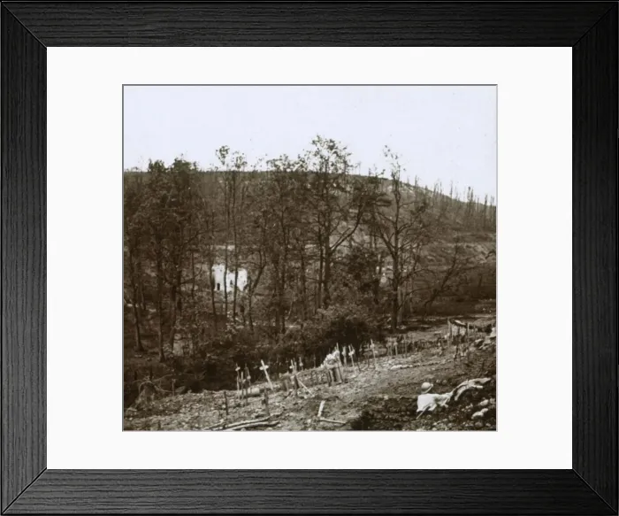 Framed Print : Tavannes Fort, Verdun, northern France, c1914-c1918 Framed Print : Tavannes Fort, Verdun, northern France, c1914-c1918