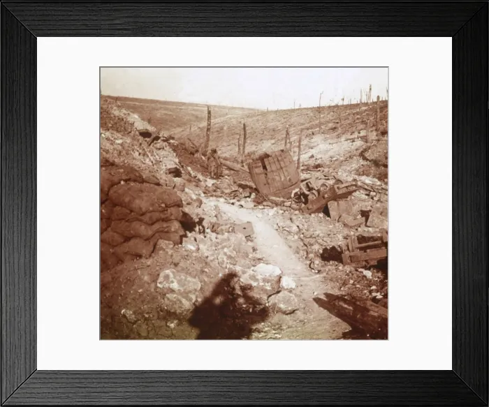 Framed Print : Bezonvaux, Verdun, northern France, c1914-c1918 Framed Print : Bezonvaux, Verdun, northern France, c1914-c1918