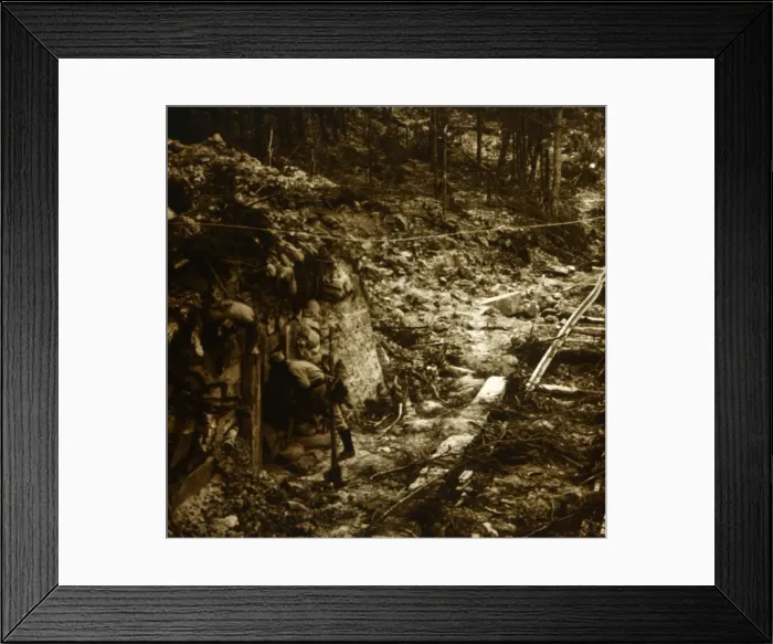 Framed Print : Douaumont, northern France, c1914-c1918 Framed Print : Douaumont, northern France, c1914-c1918