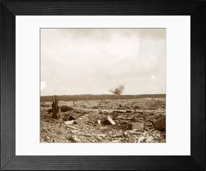 Framed Print : Shell, Douaumont, northern France, 1917 Framed Print : Shell, Douaumont, northern France, 1917