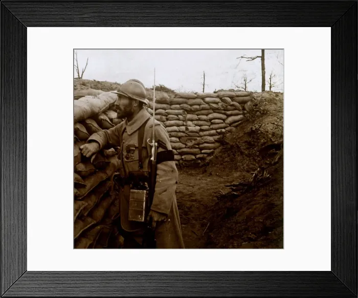 Framed Print : Look-out, c1914-c1918 Framed Print : Look-out, c1914-c1918