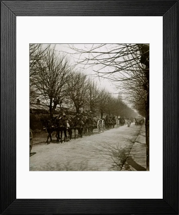 Framed Print : British army, Blerancourt, northern France, c1914-c1918 Framed Print : British army, Blerancourt, northern France, c1914-c1918
