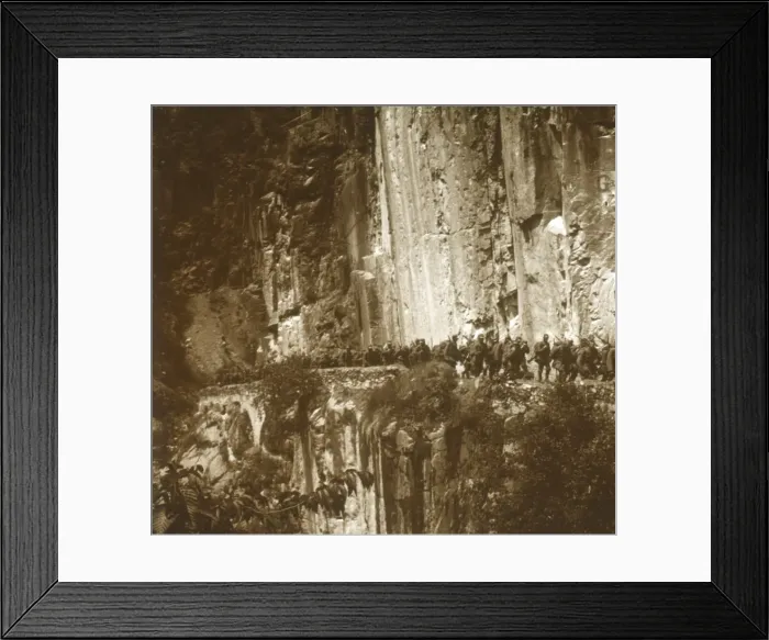 Framed Print : Austrian infantry, Tyrol, c1914-c1918 Framed Print : Austrian infantry, Tyrol, c1914-c1918