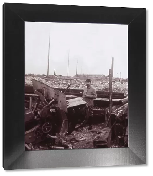 Destruction, Carency, northern France, c1914-c1918