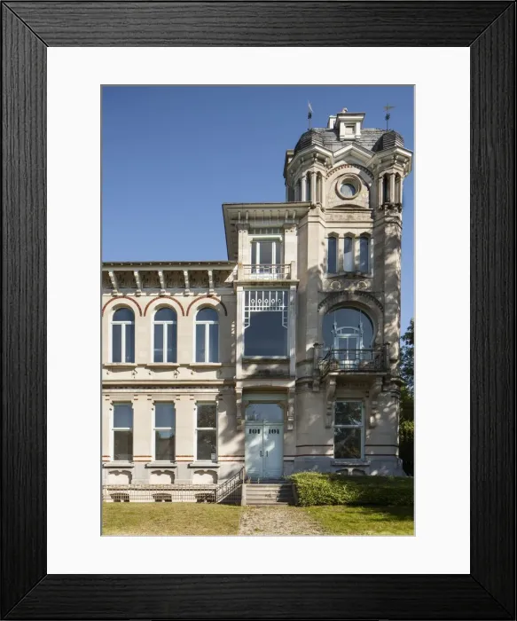 Framed Print : Chateau Delune, 86 Avenue Franklin Roosevelt, Brussels, Belgium, c2014-2017. Artist Framed Print : Chateau Delune, 86 Avenue Franklin Roosevelt, Brussels, Belgium, c2014-2017. Artist