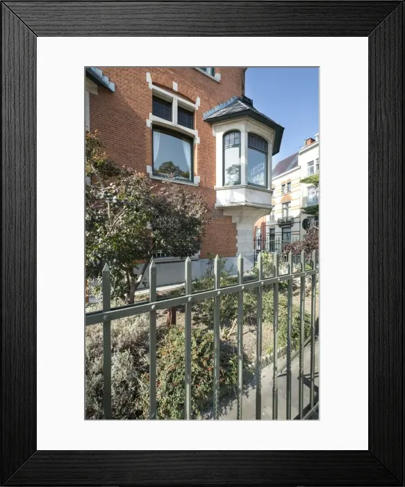Framed Print : House of the Quakers, 50 Sq. Ambiorix, Brussels, Belgium, (1899), c2014-2017. Artist Framed Print : House of the Quakers, 50 Sq. Ambiorix, Brussels, Belgium, (1899), c2014-2017. Artist