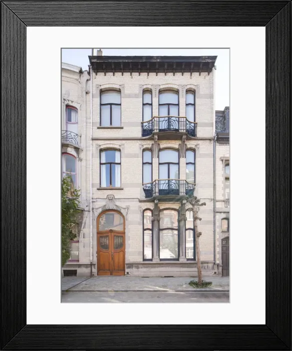 Framed Print : Maison-Atelier Delcorde, 40 & 44 Avenue Sleeckx, (1913), c2014-2017 Framed Print : Maison-Atelier Delcorde, 40 & 44 Avenue Sleeckx, (1913), c2014-2017