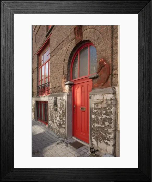 Framed Print : Maison-Atelier Emile Fabry, 6 Rue du College Saint-Michel, (1902), c2014-2017. Artist Framed Print : Maison-Atelier Emile Fabry, 6 Rue du College Saint-Michel, (1902), c2014-2017. Artist