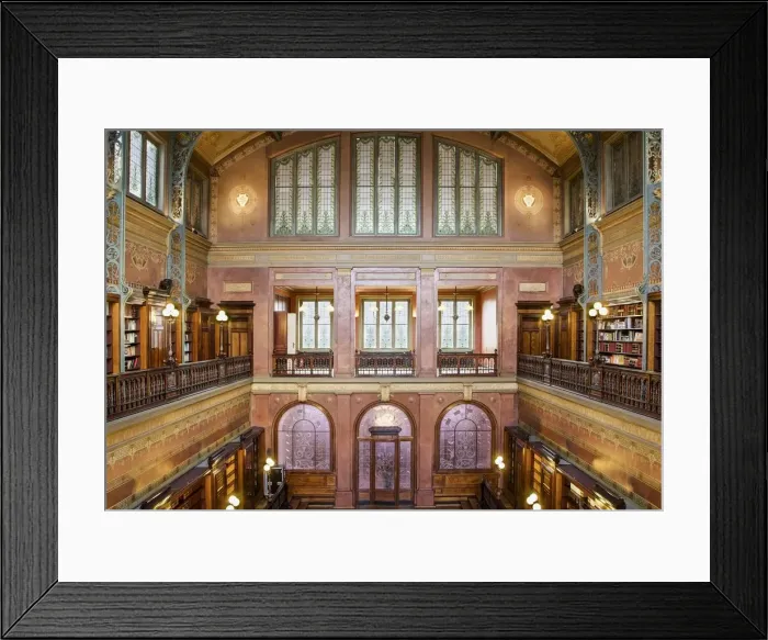 Framed Print : Bibliotheque Solvay, 137 Rue Belliard, (1902), c2014-2017. Artist: Alan John Ainsworth Framed Print : Bibliotheque Solvay, 137 Rue Belliard, (1902), c2014-2017. Artist: Alan John Ainsworth