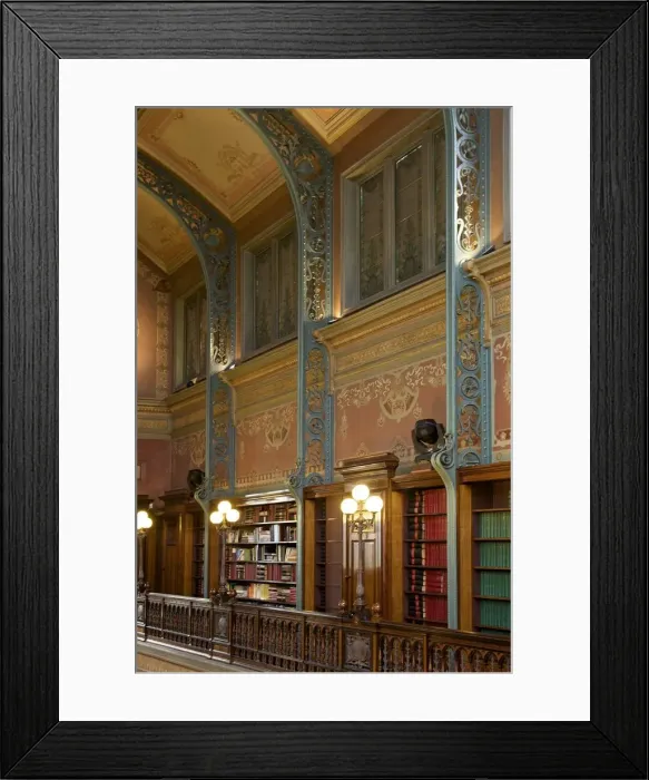 Framed Print : Bibliotheque Solvay, 137 Rue Belliard, (1902), c2014-2017. Artist: Alan John Ainsworth Framed Print : Bibliotheque Solvay, 137 Rue Belliard, (1902), c2014-2017. Artist: Alan John Ainsworth