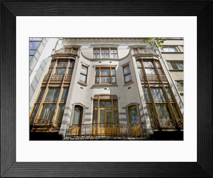 Framed Print : Hotel Solvay, 224 Avenue Louise, (1895-1903), c2014-2017. Artist: Alan John Ainsworth Framed Print : Hotel Solvay, 224 Avenue Louise, (1895-1903), c2014-2017. Artist: Alan John Ainsworth
