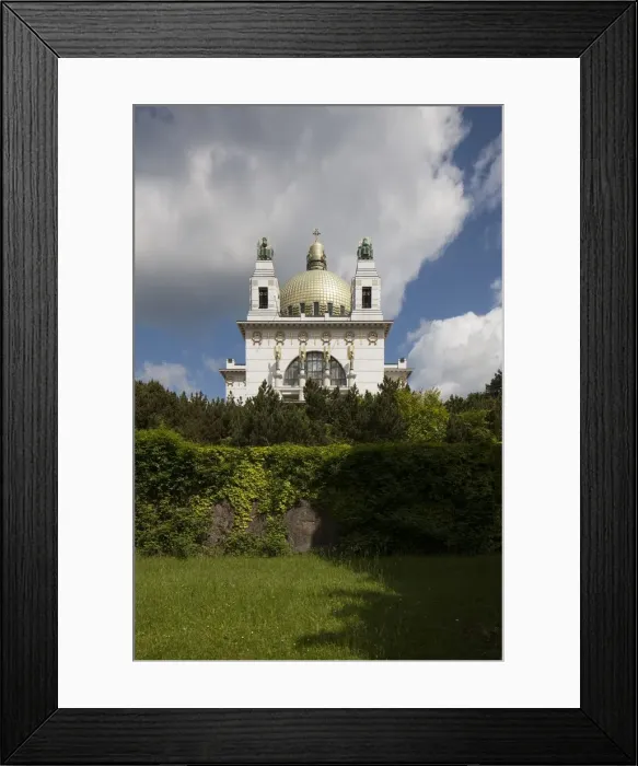 Framed Print : Kirche am Steinhof, (1903-1907), c2014-2017. Artist: Alan John Ainsworth Framed Print : Kirche am Steinhof, (1903-1907), c2014-2017. Artist: Alan John Ainsworth