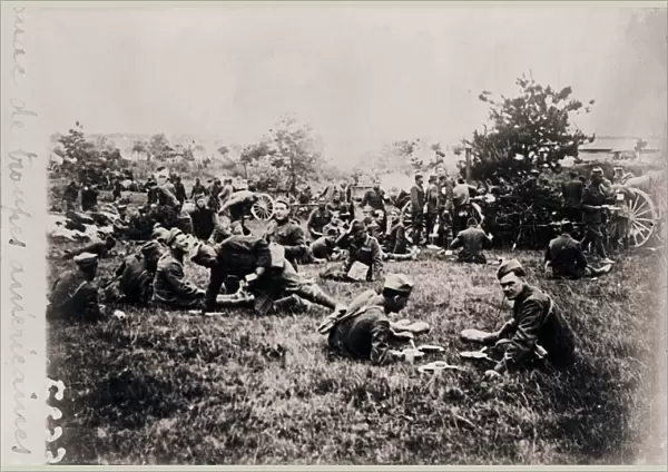 Bivouac of American troops, c1914-c1918