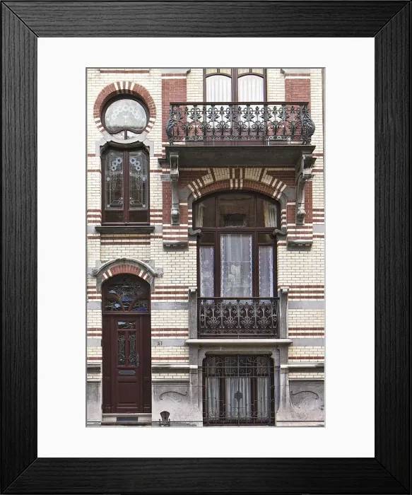 Framed Print : Mison Kwachet, 51 Rue Van Campenhout, Brussels, Belgium, (1901), c2014-2017. Artist Framed Print : Mison Kwachet, 51 Rue Van Campenhout, Brussels, Belgium, (1901), c2014-2017. Artist
