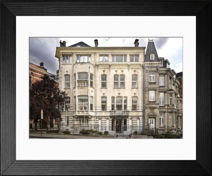 Framed Print : Hotel Deprez-Van de Velde, 3 Av. Palmeston, Brussels, Belgium, (1895-1896), c2014-2017 Framed Print : Hotel Deprez-Van de Velde, 3 Av. Palmeston, Brussels, Belgium, (1895-1896), c2014-2017