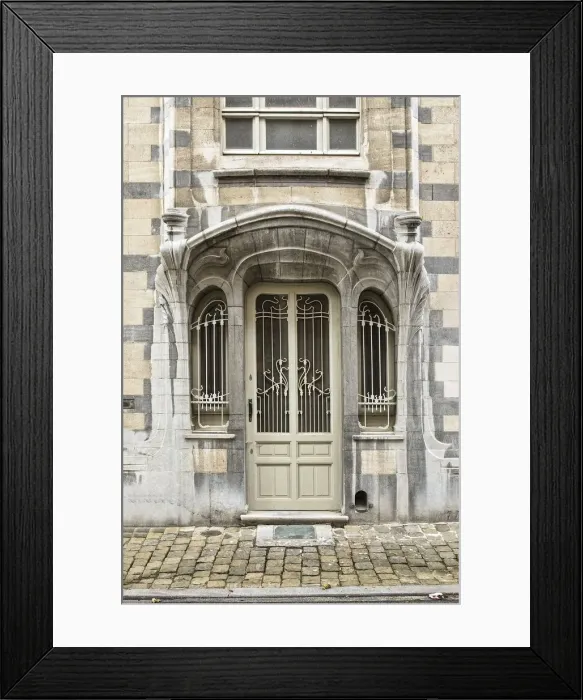 Framed Print : Hotel Deprez-Van de Velde, 3 Av. Palmeston, Brussels, Belgium, (1895-1896), c2014-2017 Framed Print : Hotel Deprez-Van de Velde, 3 Av. Palmeston, Brussels, Belgium, (1895-1896), c2014-2017
