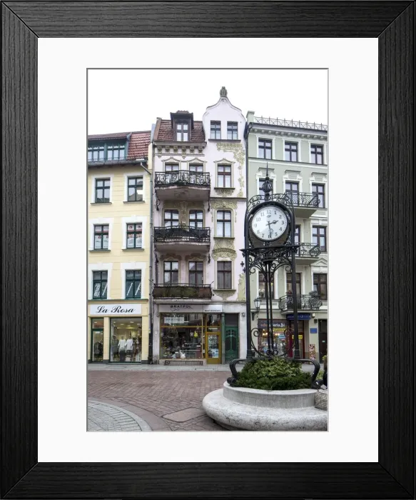 Framed Print : Art nouveau, Turun, Poland, c2014-2017. Artist: Alan John Ainsworth