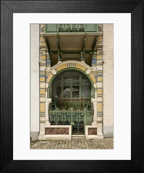 Framed Print : Maison Strauven, Brussels, Belgium, (1905), c2014-2017. Artist: Alan John Ainsworth Framed Print : Maison Strauven, Brussels, Belgium, (1905), c2014-2017. Artist: Alan John Ainsworth