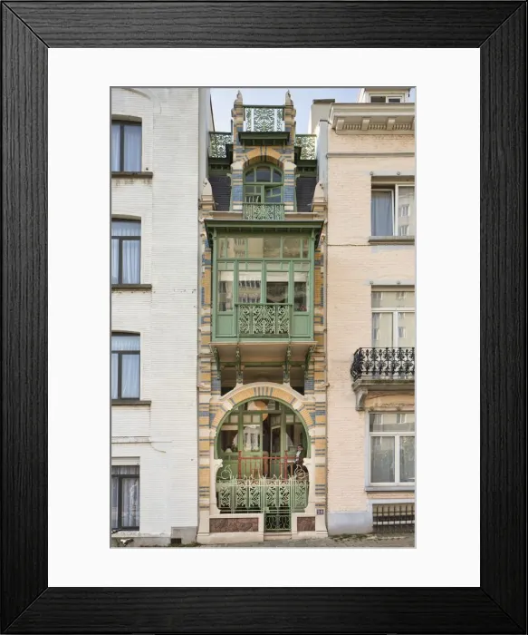 Framed Print : Maison Strauven, Brussels, Belgium, (1905), c2014-2017. Artist: Alan John Ainsworth Framed Print : Maison Strauven, Brussels, Belgium, (1905), c2014-2017. Artist: Alan John Ainsworth