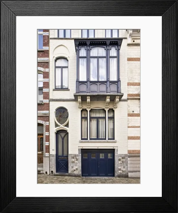 Framed Print : 55 Rue Van Campenhout, Brussels, Belgium, (1900), c2014-2017. Artist: Alan John Ainsworth Framed Print : 55 Rue Van Campenhout, Brussels, Belgium, (1900), c2014-2017. Artist: Alan John Ainsworth