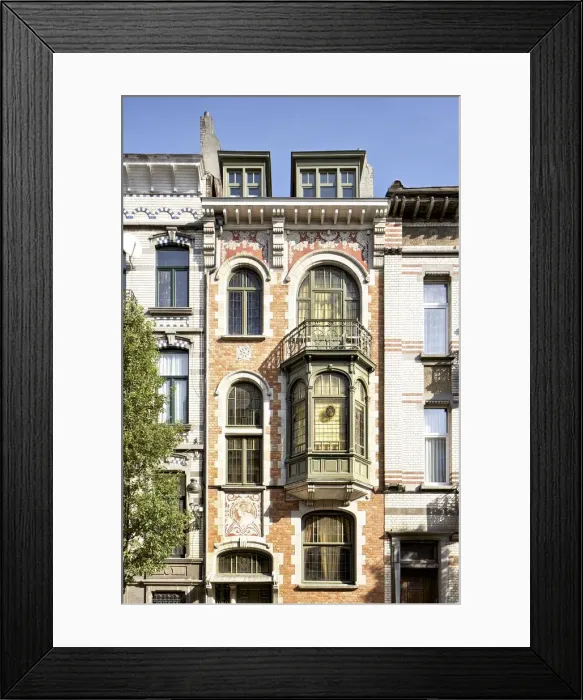 Framed Print : 20 Rue Ernest Laude, Brussels, Belgium, (1908-1909), c2014-2017. Artist: Alan John Ainsworth Framed Print : 20 Rue Ernest Laude, Brussels, Belgium, (1908-1909), c2014-2017. Artist: Alan John Ainsworth