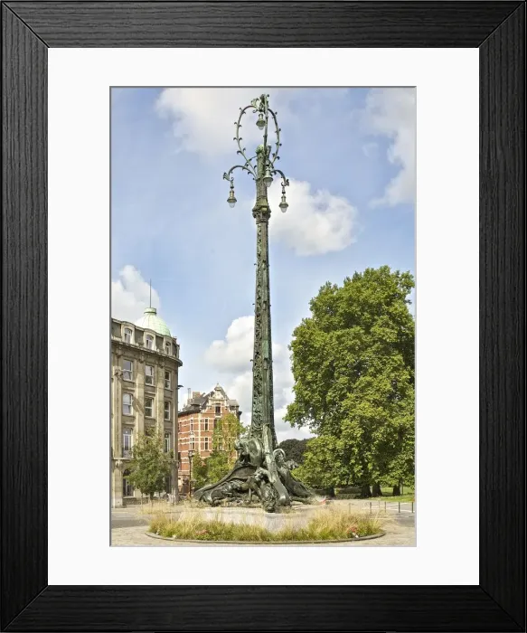 Framed Print : Lamp column, Av des Azalees / Av. Paul Deschanel, (1913), c2014-2017. Artist: Alan John Ainsworth Framed Print : Lamp column, Av des Azalees / Av. Paul Deschanel, (1913), c2014-2017. Artist: Alan John Ainsworth