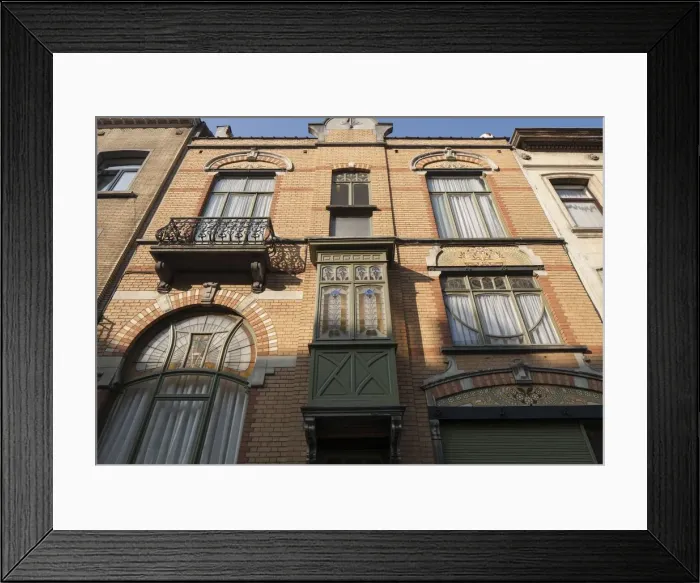 Framed Print : 90-92 Rue Renkin, Brussels, Belgium, c2014-2017, (1901), c2014-2017. Artist: Alan John Ainsworth Framed Print : 90-92 Rue Renkin, Brussels, Belgium, c2014-2017, (1901), c2014-2017. Artist: Alan John Ainsworth