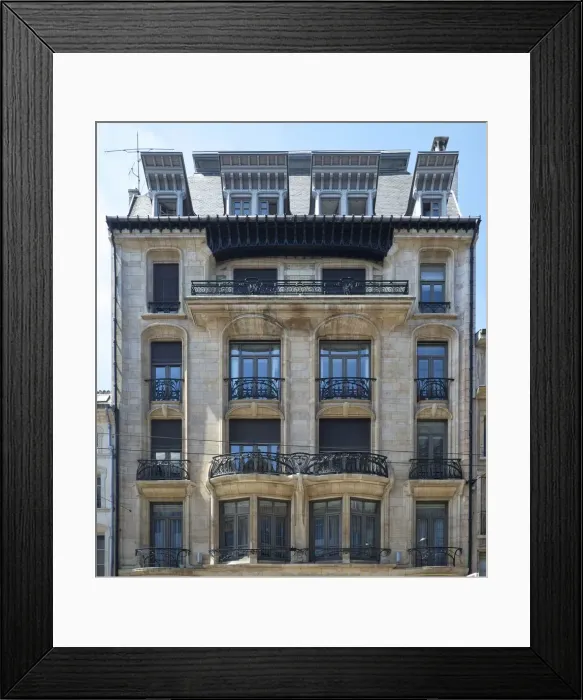 Framed Print : 42-44 Rue Saint-Dizier, Nancy, (1903-1905), c2014-2017. Artist: Alan John Ainsworth Framed Print : 42-44 Rue Saint-Dizier, Nancy, (1903-1905), c2014-2017. Artist: Alan John Ainsworth