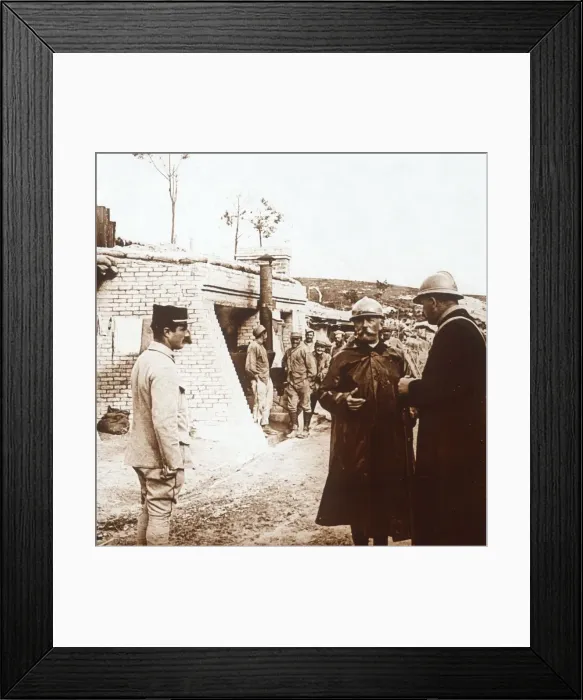 Framed Print : Command post, Champagne, northern France, c1914-c1918 Framed Print : Command post, Champagne, northern France, c1914-c1918